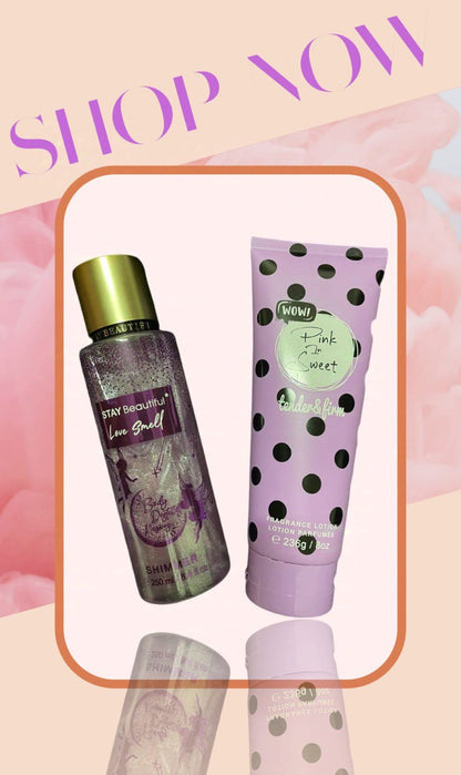 SET PERFUME CON BRILLO + CREMA ™